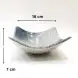 #BY-9604A; Ceramic angle plate 6.25 inches