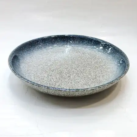 #BY-9826A; Ceramic deep plate 9.25 inche..