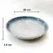#BY-9833A; Ceramic deep plate 10 inches