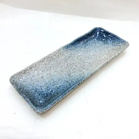#BY-9840A; Ceramic rectangular plate 12 ..