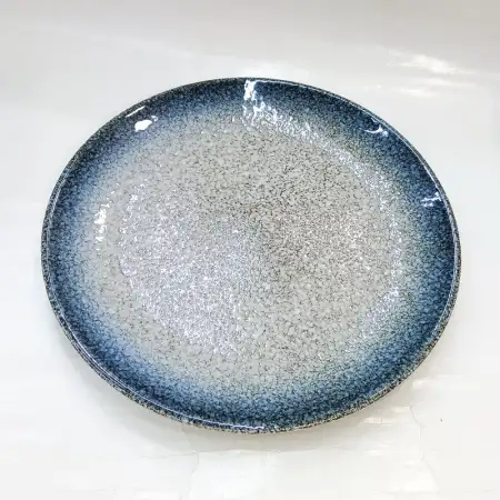 #BY-9871A; Ceramic round plate 10.25 inc..