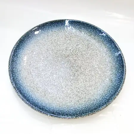 #BY-9901A; Ceramic round plate 8 inches..