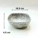 #BY-9956B; Ceramic sauce dish 4 inches