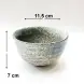 #BY-9987B; Ceramic bowl 4.3 inches