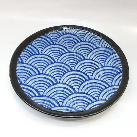 #CB-8034; Ceramic round plate 8 inches..