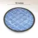 #CB-8058; Ceramic round plate 10 inches