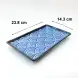 #CB-8096; Ceramic rectangular plate 9 inches