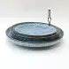 #CB-8545; Ceramic round plate 7 inches