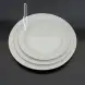 #CE-8706; Ceramic round plate 8.5 inches matte