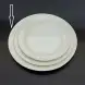 #CE-8720; Ceramic round plate 12 inches matte
