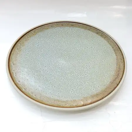 #CH-0983; Ceramic round plate 11.5 inche..