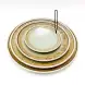 #CH-1010; Ceramic round plate 5.5 inches