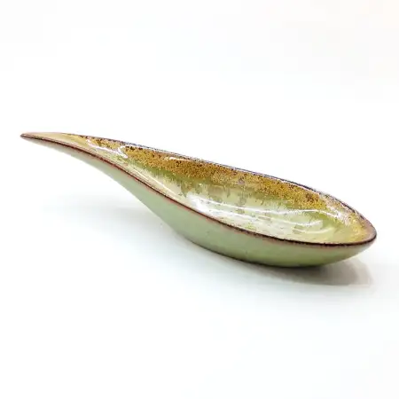 #CH-6374; Ceramic sauce dish 5.3 inches..
