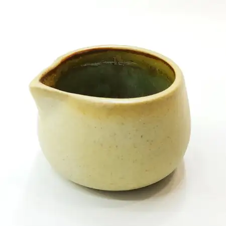 #CH-6497; Ceramic cream pot 5.5x4.5x3.5c..