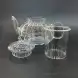#CJ-1331; Glass tea pot 800ml 