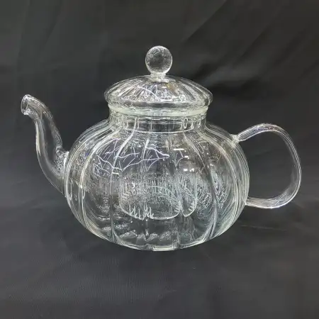 #CJ-1331; Glass tea pot 800ml ..