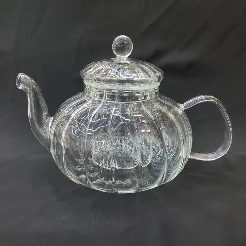 #CJ-1331; Glass tea pot 800ml 