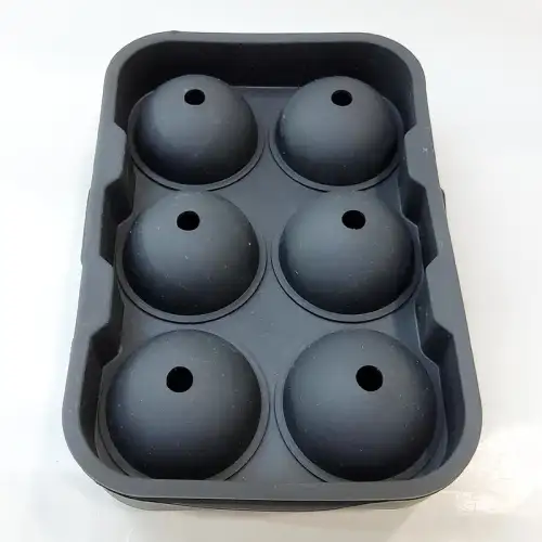#JQ8965; Silicone ice mold Rd. x6   