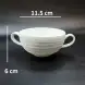 #CM5339; Ceramic soup bowl with saucer