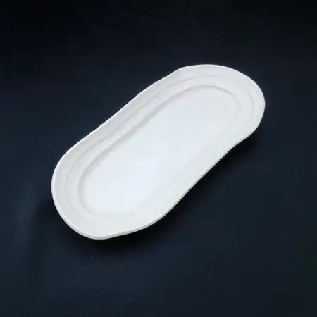 #CP5582; Ceramic oval plate 10" ..