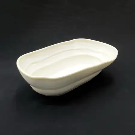 #CP5599; Ceramic oval bowl 8.25"  ..