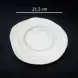 #CP5605; Ceramic round plate 8.5" 