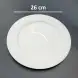 #CT5803; Ceramic plate round 26cm