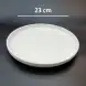 #CT5810; Ceramic plate round 23cm