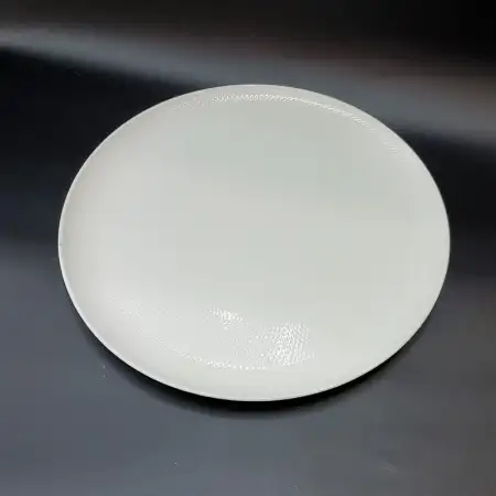 #CT5865; Ceramic plate round 25.5cm..