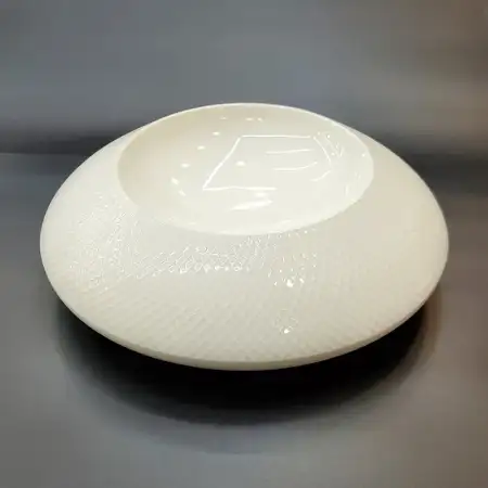 #CT5902; Ceramic pebble bowl 25cm..