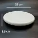 #CT5926; Ceramic pebble plate 25cm