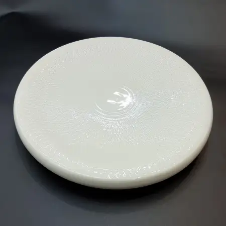 #CT5926; Ceramic pebble plate 25cm..