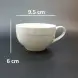 #CT5964; Ceramic coffee cup with saucer 220ml