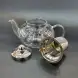 #CU6015; Glass tea pot 500ml 