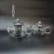 #CU6008; Glass tea pot 800ml  