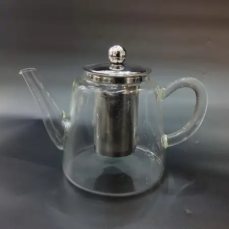 #CU6022; Glass tea pot 1200ml ..