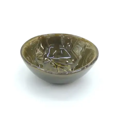 #CX0739; Ceramic sauce dish 3.25"  ..