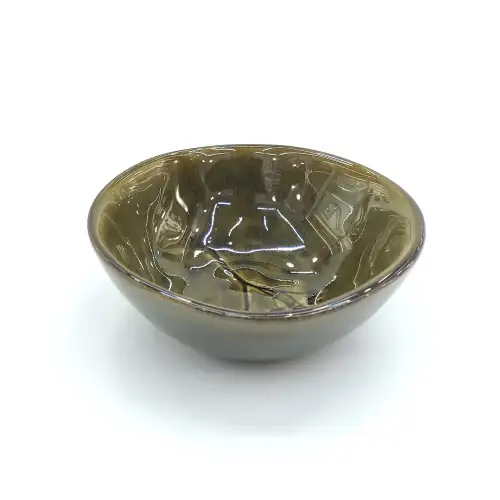 #CX0739; Ceramic sauce dish 3.25"                            