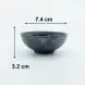 #CX0746; Ceramic sauce dish 2.75"                                     