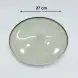 #CX0784; Ceramic plate round 10.5"