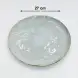 #CX0791; Ceramic plate round 10.5"