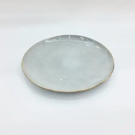 #CX0791; Ceramic plate round 10.5"..