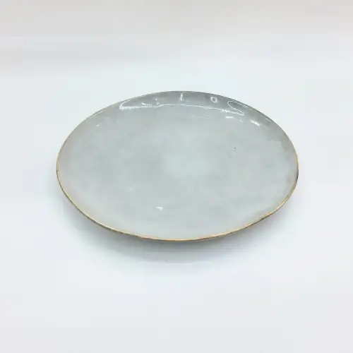 #CX0791; Ceramic plate round 10.5"