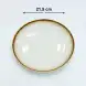 #CX0807; Ceramic plate round 8.25"
