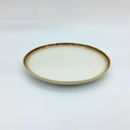 #CX0807; Ceramic plate round 8.25"..
