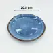 #CX0814; Ceramic plate round 8"