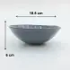 #CX0869; Ceramic bowl 7"
