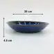 #CX0876; Ceramic bowl 9.75"