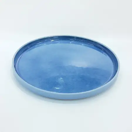 #CX2184; Ceramic plate round 10.75"..