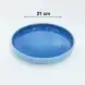 #CX2191; Ceramic plate round 8.5"   